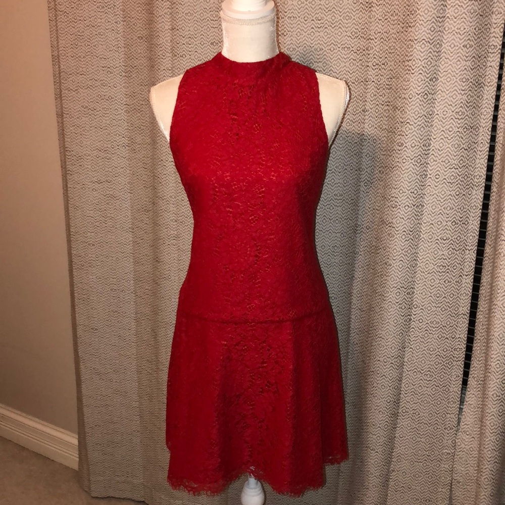 Red Lace Dress